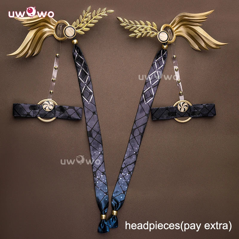 UWOWO Iuno Cosplay Collab Series:Game Wuthering Waves Iuno Cosplay Costume Wuwa Headpiece XS-2XL Halloween Costume