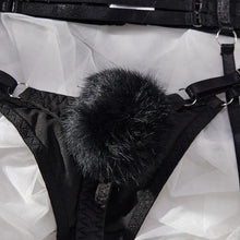 Load image into Gallery viewer, Bunny Girl Sexy Lingerie Set For Women Hollow Out See-Through Straps Patchwork Sexy Bunny Headband Lingerie Bra Set
