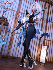 Shenhe Cosplay Costume Game Genshin Impact Cosplay Liyue Cryo Shen He Halloween Christmas Costume Outfits