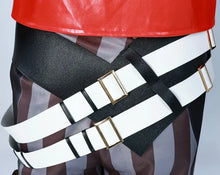 Load image into Gallery viewer, Vi Acrane Cosplay Costume Game Arcane Vi Red Wig Leather Jacket Halloween Carnival Outfits Vi Shoes Boots
