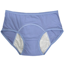 Load image into Gallery viewer, 1pc Women's Leak Proof Menstrual Panties – Mid Waist Ice Silk Plus Size Waterproof Period Underwear Sexy Physiological Briefs

