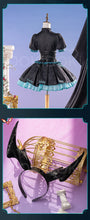 Load image into Gallery viewer, MIKUU Cosplay Costume Game Cosplay DokiDoki-R Mikku Cosplay Women Cute Black Green Lolita Dress Costume Mikuu Cosplay Wig
