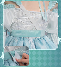 Load image into Gallery viewer, IN STOCK UWOWO Mikku Cosplay Costume Rakutenn Collabb Happy 16th Anniversary Birthday Cosplay Women Costume Dress Outfits
