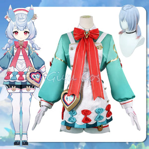 Genshin Impact Sigewinne Cosplay Costume Adult Carnival Uniform Wig Anime Halloween Party Costumes Masquerade Women Game