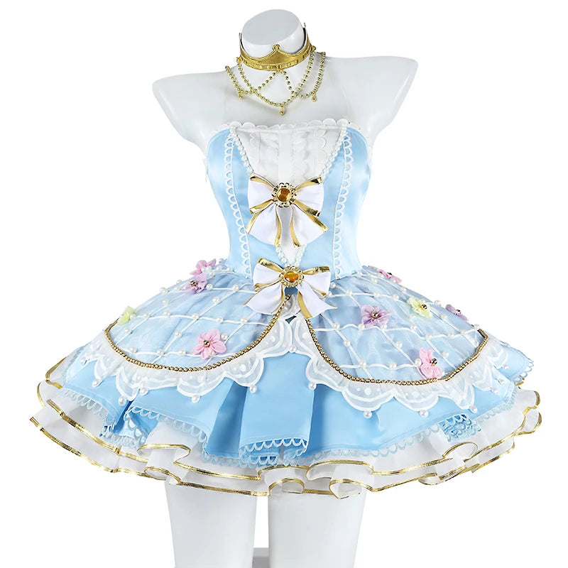 UWOWO Ellie/EliAyase Cosplay Collab Series: Anime Loveee Livee! Eli Ayase  True Arabesque Ballet Cosplay Costume Halloween Cos