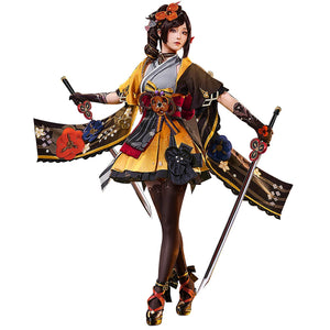IN STOCK Chiori Cosplay Costume Game Genshin Impact Cosplay DokiDoki-SR Inazuma Fashion Designer Chiori Cosplay Wig Halloween