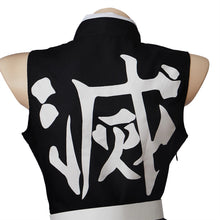 Load image into Gallery viewer, In Stock Anime Female Uzui Tengen Himejima Gyomei Cosplay Suit Women Sexy Black Dress Uzui Tengen Kimono Suit Halloween
