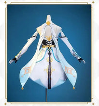 Load image into Gallery viewer, Genshin Impact Game Lumine Cosplay Costumes Halloween Carnival Party Clothes for Women Girls Cute Dress Suit Wig Full Sets
