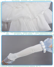 Load image into Gallery viewer, IN STOCK UWOWO Mikku Cosplay Costume Flower Fairy Dress Full Set Anime Cute Women White Bunny Jumpsuit Halloween Costumes
