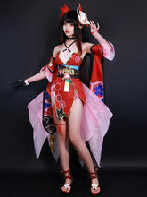Load image into Gallery viewer, Sparkle Cosplay Honkai Star Rail Sparkle Cosplay Costume Wig Mask Dress Full Set Prop Hanabi Sparkle Halloween Outfit Uniform
