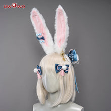 Load image into Gallery viewer, In Stock UWOWO Ayaka Bunny Cosplay Genshin Impact Fanart Ayaka/Guizhong/Ganyu/Kokomi/Hutao Bunny Suit Cosplay Halloween Costume
