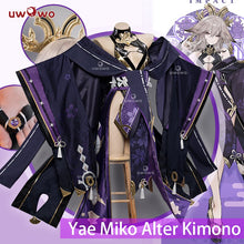 Load image into Gallery viewer, PRE-SALE UWOWO X DISHWASHER1910 Genshin Impact Fanart Yae Miko Alter Kimono Style Cosplay Costume
