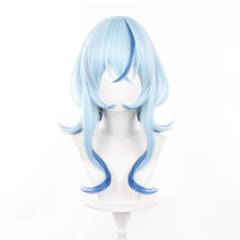Load image into Gallery viewer, UWOWO Shorekeeper Wig Game Wuthering Waves WuWa Shorekeeper WuWa Cosplay Wig Long Hair Blue Hair Halloween Wig
