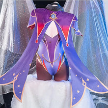 Load image into Gallery viewer, Game Genshin Impact Mona Anime Cosplay Costumes Halloween Costume for Women Ganyu Cosplay Feminino Uniform Suit Wig Clothing
