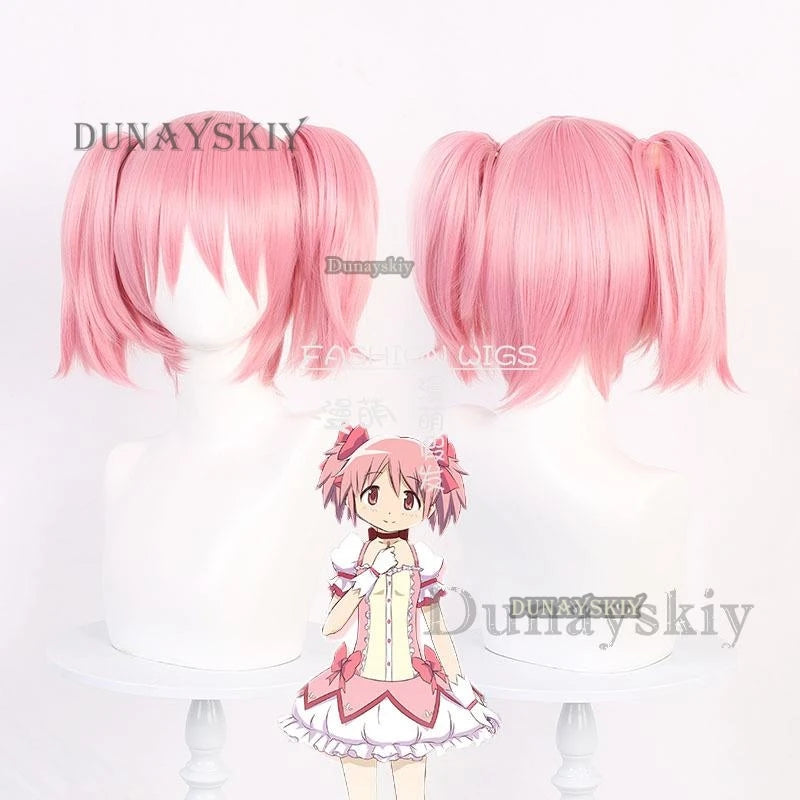 Cosplay Anime Kaname Madoka Cosplay Costume Magica Kaname Dress Wig Kaname Madoka Party Dress Outfits