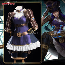 Load image into Gallery viewer, LAST BATCH UWOWO League of Legends/LOL: Caitlyn Sheriff of Piltover Cosplay Costume
