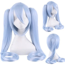 Load image into Gallery viewer, Cosplay Wig Long Heat Resistant Synthetic Hair Clip Ponytails Wigs
