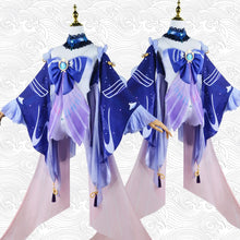 Load image into Gallery viewer, Genshin Impact Cosplay Sangonomiya Kokomi Game Cosplay Costumes Wig Shoes Hat Anime Suits Halloween Party Disfraz Mujer Women
