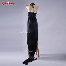 Load image into Gallery viewer, IN STOCK UWOWO Cheshiree Cosplay Game Azur Lanee Cheshiree Cait Sith Crooner Gown Cosplay Costume with shawl Halloween Costume
