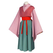 Load image into Gallery viewer, Anime Alluka Zoldyck Cosplay Costume  Aruka Zorudikku Pink Green Japanese kimono Wigs Headwear Halloween Party Dressing
