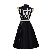 Load image into Gallery viewer, In Stock Anime Female Uzui Tengen Himejima Gyomei Cosplay Suit Women Sexy Black Dress Uzui Tengen Kimono Suit Halloween
