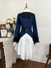 Load image into Gallery viewer, Original Lolita Prince Coat Dress Shorts Dress Japanese Detective Sweet Lolita High Quality Set
