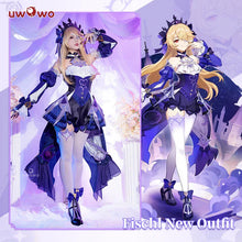 Load image into Gallery viewer, In Stock UWOWO Fischl Cosplay Genshin Impact Fischl Costume Amy Gothic Electro Halloween Christmas Costume Mondstadt New Skin
