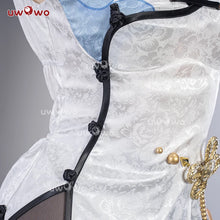 Load image into Gallery viewer, In Stock UWOWO Ganyu Cosplay Genshin Impact Cosplay Fanart: Ganyu Qipao Cheongsam Chinese Traditional Qipao Dress Halloween Cos
