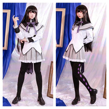 Load image into Gallery viewer, Anime Magical Girl Puella Magi Madoka Magica Homura Akemi Kaname Madoka Cosplay Costume Fighting Uniforms for Mahou Shoujo
