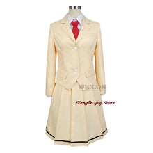 Load image into Gallery viewer, Anime WataMote Tomoko Kuroki Cosplay Costume Women Girls Lovely Yellow Jk Skirt Uniform Outfits Halloween Suit Wig roleplay
