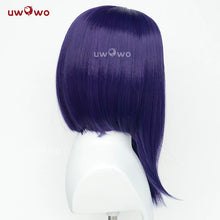 Load image into Gallery viewer, UWOWO Caitlyn Wig Game LOL: Caitlyn Arcane Commander Cosplay Wig Lace Wig High Quality Dark Blue Hair
