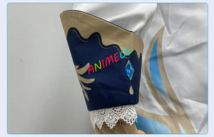 ANIMECC in Stock Genshin Impact Barbara Cosplay Costume Wig Anime Game Princess Dresses Lolita Maid Halloween Clothes for Women