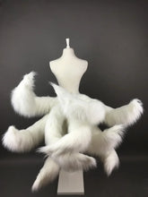 Load image into Gallery viewer, Game LOL Cosplay Costumes Fox LOL Ahri Nine Tailed Upgraded Transform-model Tail Cosplay White 3 Sizes
