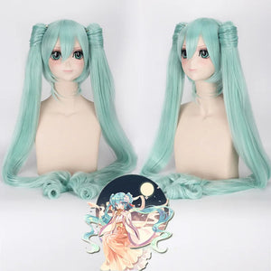 Cosplay Wig Long Heat Resistant Synthetic Hair Clip Ponytails Wigs
