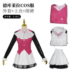 Halloween Party Costume Draculaura Cosplay Anime Monster Fantasy High Spectra Vondergeist Costume Vest Party Play Outfits