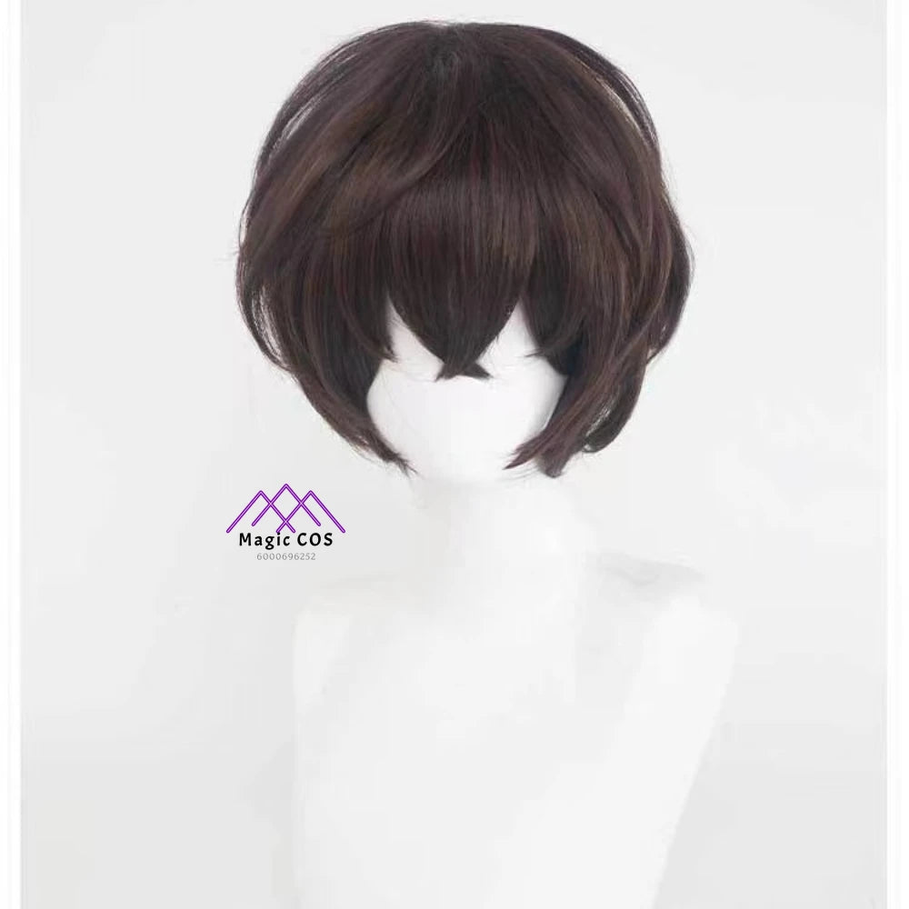 Anime Bungo Stray Dogs Dazai Osamu Cosplay Costume for Men Women Jacket Coat Suit Adult Halloween Christmas Clothes Comic-ConSet