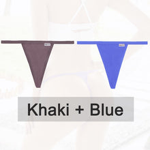 Load image into Gallery viewer, 2PCS/Set Cotton Panties Sexy G-String Women&#39;s Underwear T-Back Lingerie for Female Panties Underpants Briefs Thong Intimates
