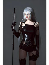 Load image into Gallery viewer, Game NieR:Automata A2 Cosplay Costume Wig Sexy Black Battle Suit For Women Girl Handsome Halloween Party A2 Role Play Outfit
