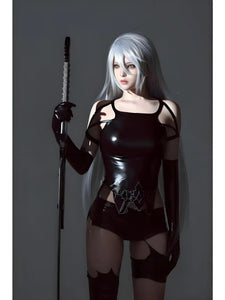 Game NieR:Automata A2 Cosplay Costume Wig Sexy Black Battle Suit For Women Girl Handsome Halloween Party A2 Role Play Outfit