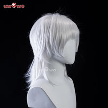 Load image into Gallery viewer, UWOWO Nierr Reincarnationn 10H YoRHa Sentinel Savior  Cosplay Wig White Short 35CM Wig
