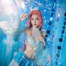 Load image into Gallery viewer, ROLECOS LOL Prestige Ocean Song Seraphine Swimsuit Seraphine Sexy Summer Cosplay Costume Women Swimwear Girl Outfit Full Set
