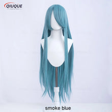 Load image into Gallery viewer, 73 Colors 100cm Long Straight Cosplay Wig Anime Compatible Universal Omopinenet Heat Resistant Synthetic Hair Wigs + Wig Cap
