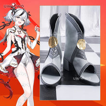 Load image into Gallery viewer, UWOWO Chun Shoes Game Wuthering Waves Chun Cosplay Shoes Gray shoes Woman Size 35-45
