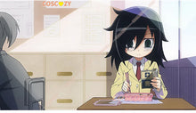 Load image into Gallery viewer, Anime WataMote Tomoko Kuroki Cosplay Costume Women Yellow Jk Skirt High School Convention Uniform Socks Tie Set

