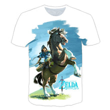 Load image into Gallery viewer, T Shirt Breath of The Wild Link Champion Zelda Children T-shirt for Boys and Girls Toddler Short-Sleeved Tee99 - CosCouture
