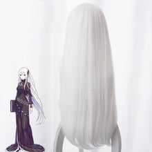 Load image into Gallery viewer, Echidna Cosplay Wigs RE: ZERO Starting Life in Another World Boku White Long Straight Hair 80cm and 110cm - CosCouture
