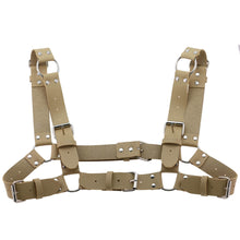 Load image into Gallery viewer, Women Men Sexy Punk Chest Harness Adjustable Caged Metal Body Chain PU Leather Choker Statement Necklace Party Clubwear
