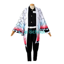 Load image into Gallery viewer, Cos School  Kamado Nezuko Tanjirou Kimono Suit Demon Slayer Kimetsu no Yaiba Cosplay Costumes Tomioka Giyuu Kimono Uniforms - CosCouture
