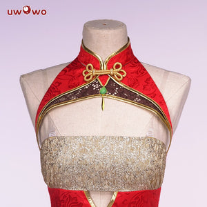 Game Azur Lane Taihou Cheongsam Ver. Cosplay Costume Aircraft Carrier Sexy Women Dress - CosCouture