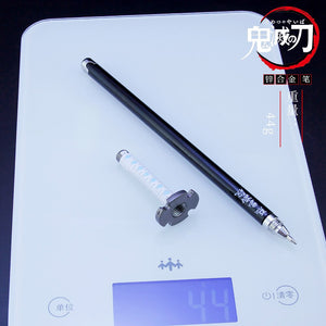 1pcs Anime Demon Slayer Kimetsu No Yaiba Gel Pen Kamado Tanjirou Nezuko Ballpoint Pen 0.5 Black Refill Pens Weapon sword sword - CosCouture